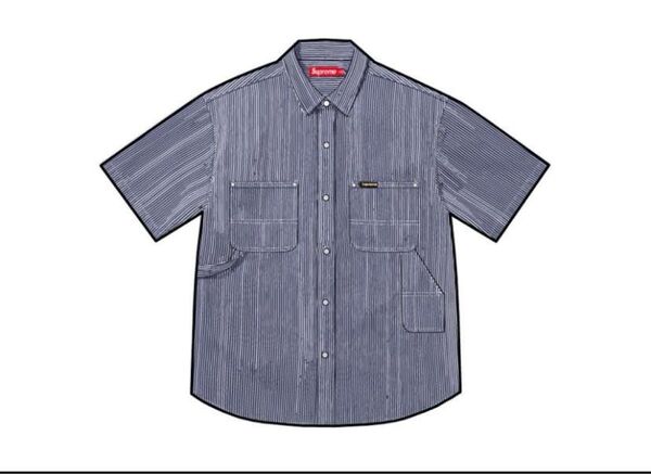 Supreme Loose Fit S/S Denim Painter Shirt "Stripe"