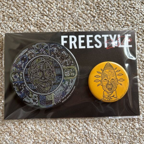 Freestyle2020 缶バッジ 2個セット 大野智