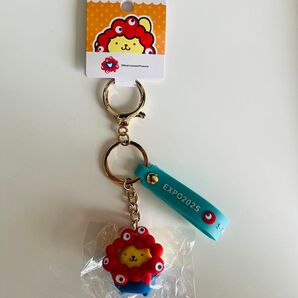 【万博会場限定品】ポムポムプリン 立体マスコット ストラップ ミャクミャク サンリオ 大阪関西万博 EXPO2025