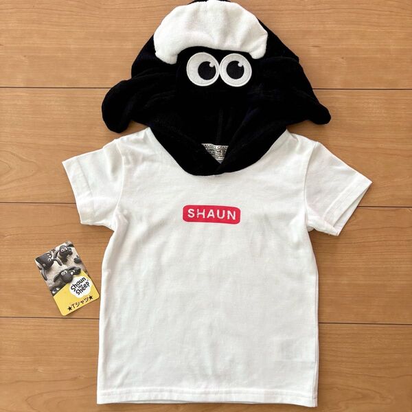 ひつじのショーン フード付き 半袖 Tシャツ 95 90