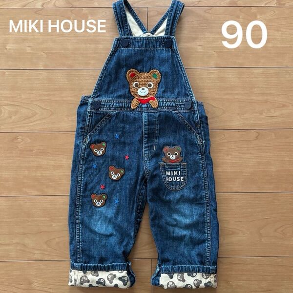 mikihouse ミキハウス デニム オーバーオール プッチー 90