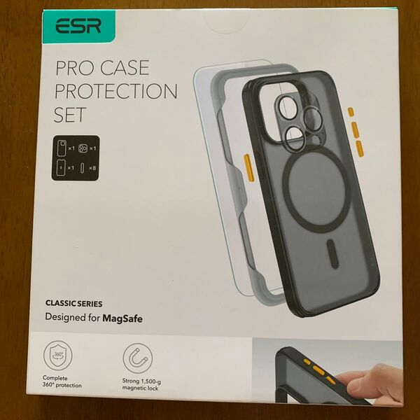 ESR iPhone 15 Pro Max Magsafe対応 半透明 ケース