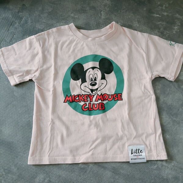 ★リトシー LITTC×Disney ディズニー ミッキーマウス 半袖Tシャツ 90cm★