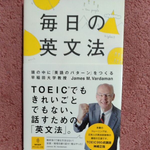 毎日の英文法 頭の中に「英語のパターン」をつくる James M.Vardaman/著 安藤文人/著