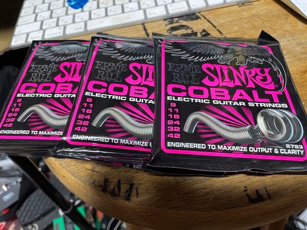 アーニーボール コバルトスリンキー 09-42 3セット ERNIE BALL COBALT SLINKY エレキギター弦