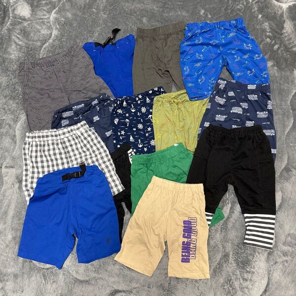 男の子 キッズハ-フパンツ110cm 14枚まとめ売り