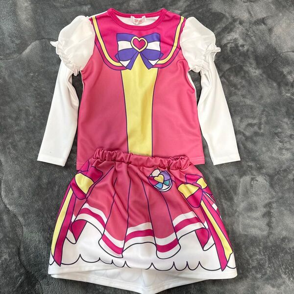 わんだふるぷりきゅあ なりきり 110 ワンピース キュアワンダフル 上下