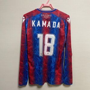タグ付き【正規品】クリスタルパレス 24-25 長袖 ホームユニフォーム 鎌田大地 日本代表 FAカップ CL W杯 エゼ マテタ