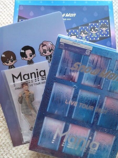 Snow Man LIVE TOUR 2021 Mania 初回盤 DVD 4枚組 特典スノインザBOXケース付き
