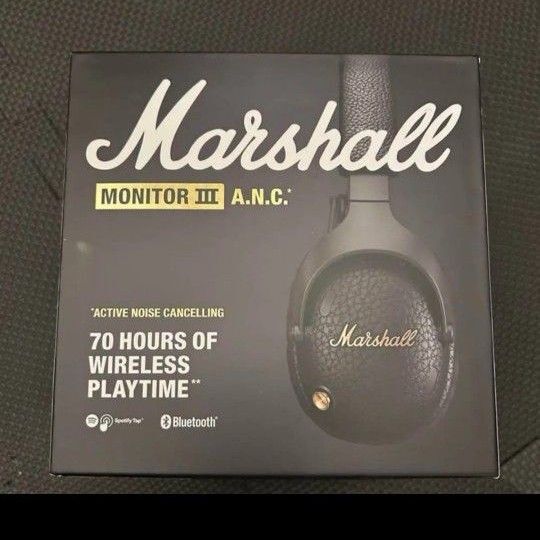 正規品 Marshall ワイヤレスヘッドホンMonitor III ANC