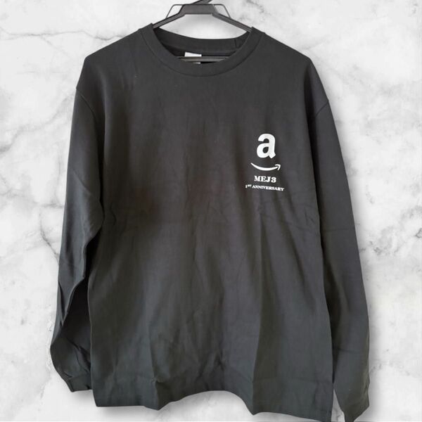 【レア】amazon 企業ロゴ 長袖Tシャツ 非売品 Lサイズ