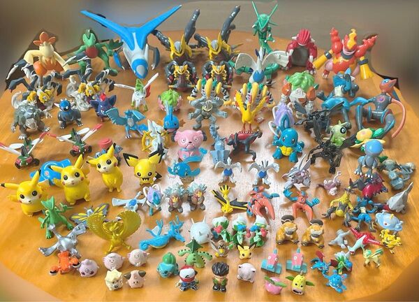 ☆100体 ポケモン フィギュア モンコレ ソフビ バンダイ ポケットモンスター 初期 指人形 まとめ売り 希少 伝説 TOMY