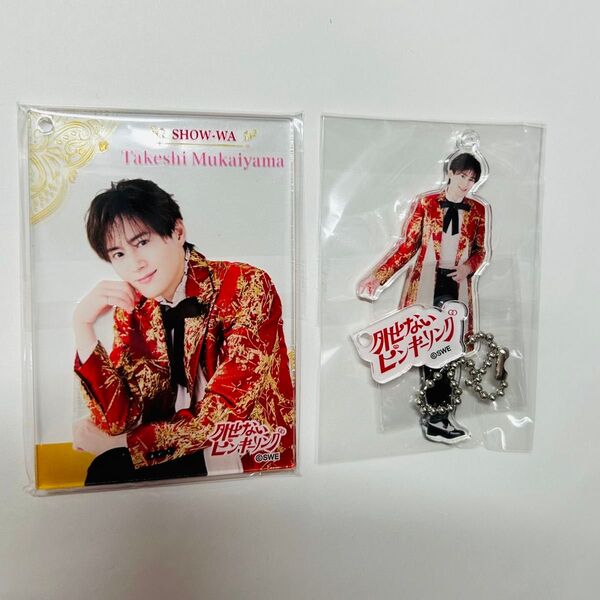 SHOW-WA 外せないピンキーリング 向山毅 アクリルカードキーホルダー