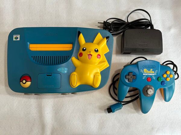 動作確認済み ニンテンドー64 ピカチュウ ブルー&イエロー