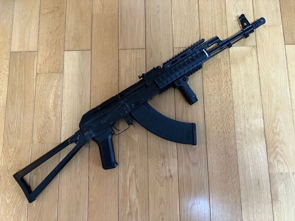 希少 VFC製AKS74電動ガン 外装カスタム 実物ハンドガード フルメタル スチールレシーバー 東京マルイ akm ak47