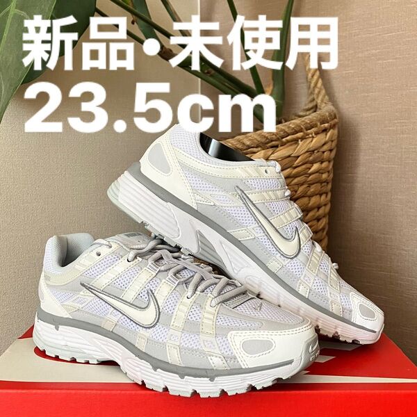 Nike Women's P-6000 Metallic Summit White/Pure Platinum ナイキ