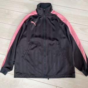 PUMAプーマジャージジャケットcp 03プージャピンクビッグロゴ