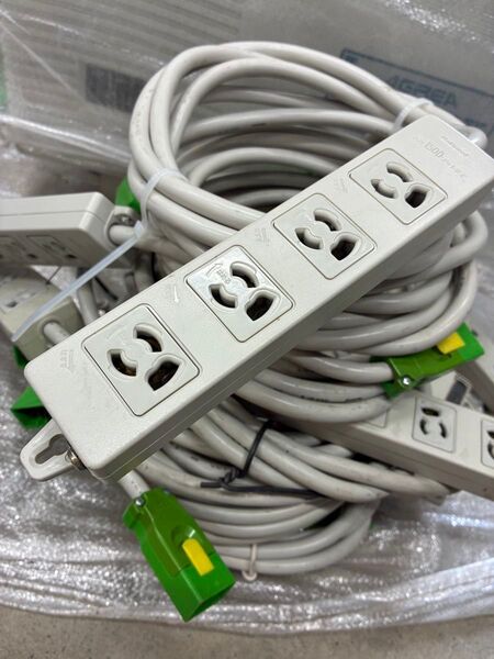 Panasonic national WFA6634 4口電源タップ 3m 在庫多パナソニック ナショナル OAタップ マグ付き