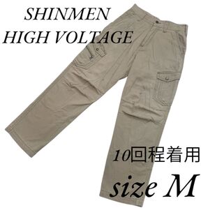 SHINMENシンメン ハイボルテージ 2013 カーゴパンツ M 作業着 作業服 ワークパンツ パンツ カーゴ