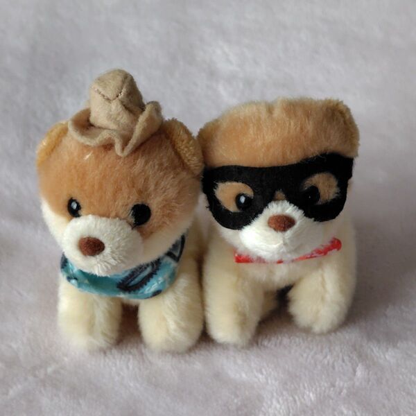 GUND BOO 犬 ポメラニアン ぬいぐるみキーホルダー