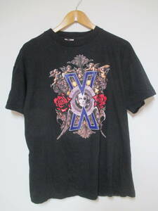 当時物 X JAPAN violence in jealousy Tour 1991 STAFF Tシャツ Lサイズ