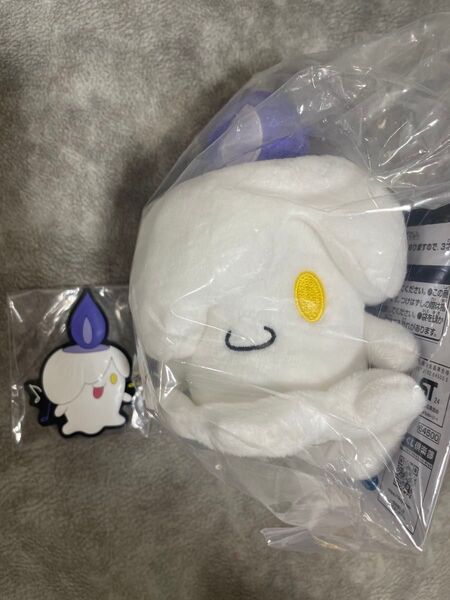一番くじ Pokmon Type:Ghost ゴースト C賞 ぬいぐるみ マスコット F賞 ぷっくりラバーマグネット ヒトモシ