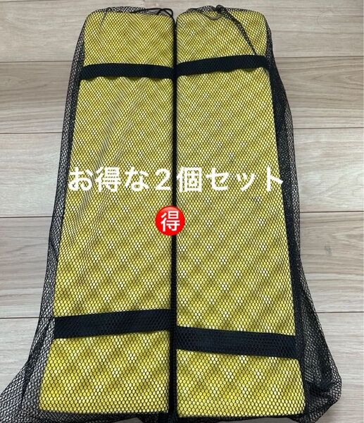 【最終値下げ】Soomloom レジャーマット 折りたたみ 2個セット イエロー キャンプ アウトドア