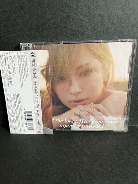浜崎あゆみ【ファンクラブ限定】シングルCD『Feel the love/Merry-go-round』CD+DVD