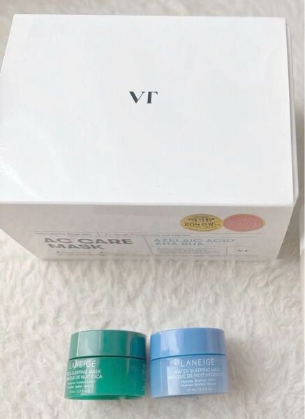 vt ブイティー アゼライン酸 ACケアマスク デイリーマスク フェイスパック Laneige ラネージュ スリーピングマスク
