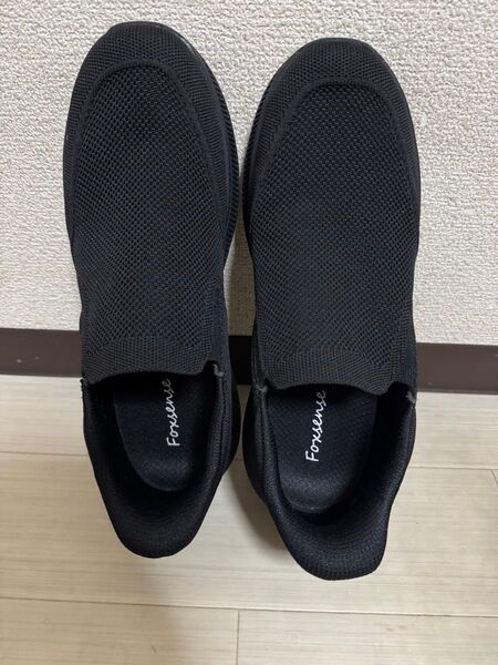 超美品 スニーカー 立ったままスッと履けるメンズ 軽量27.5cm