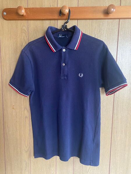 ポロシャツ★ フレッドペリー★ FRED PERRY★ 半袖ポロシャツ★ ネイビー★送料込み
