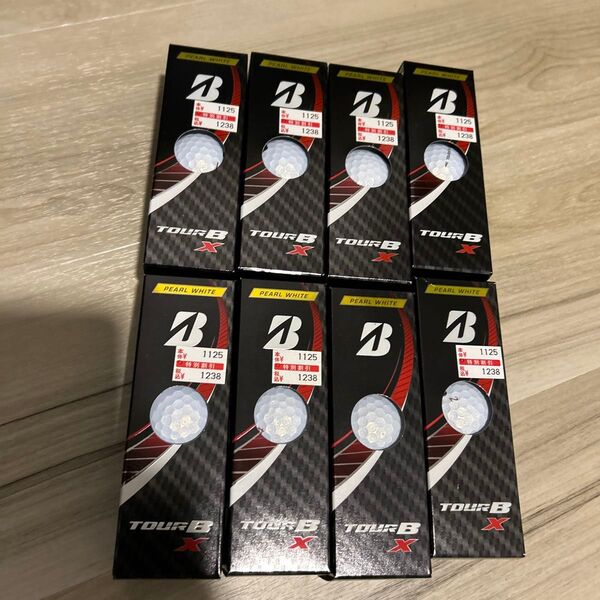 新品 TOUR B X (パールホワイト) 24球 ブリヂストン ツアービー ※値引き不可