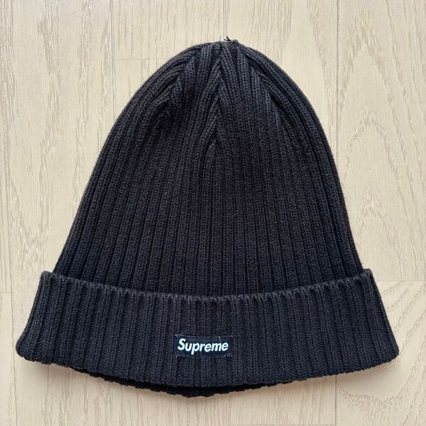 Supreme ブラック ニット帽 ビーニー キャップ