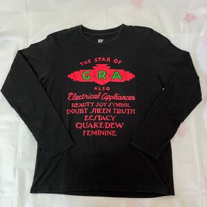 グラニフ 長袖Tシャツ ロンT 黒 ブラック Sサイズ ユニセックス