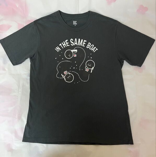 グラニフ 半袖 Tシャツ ビューティフルシャドー ユニセックス スミ黒 Mサイズ