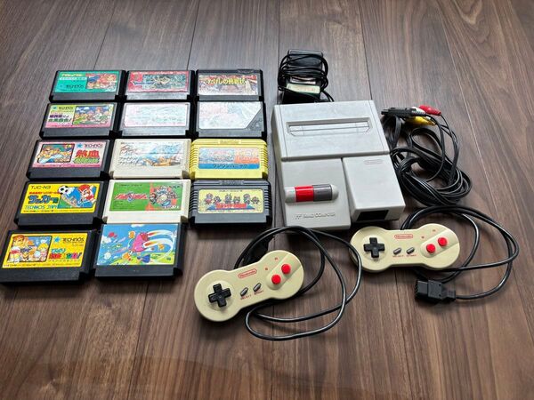 Nintendo ニンテンドー 任天堂 HVC-NFF-1 ファミリーコンピュータ ファミコンソフト14本付属