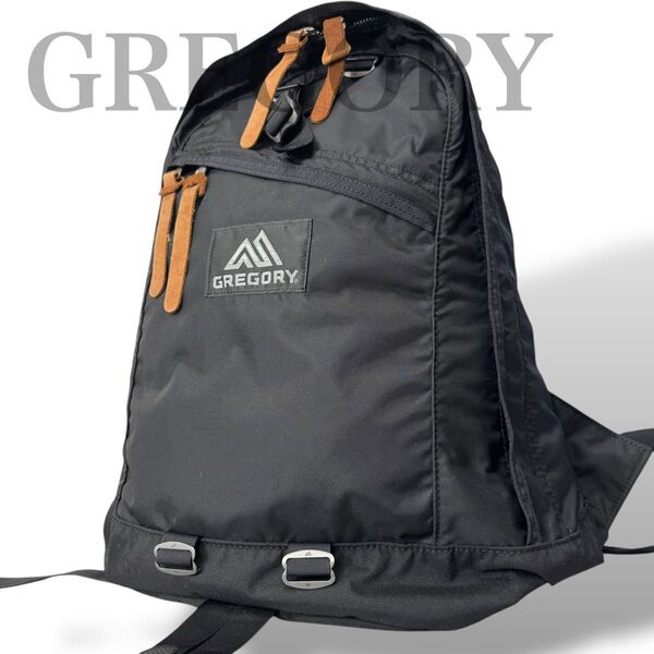 極美品 GREGORY グレゴリー バックパック デイパック リュックサック ブラック 黒 26L 通勤 通学 A4収納可能