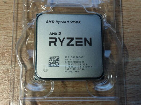 AMD Ryzen 9 5950X AM4 バルク未使用品 当日発送可能