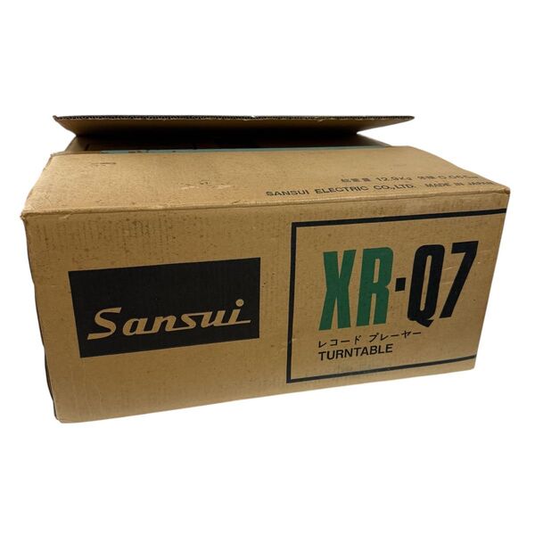 【未使用品】SANSUI XR-Q7 レコードプレーヤー