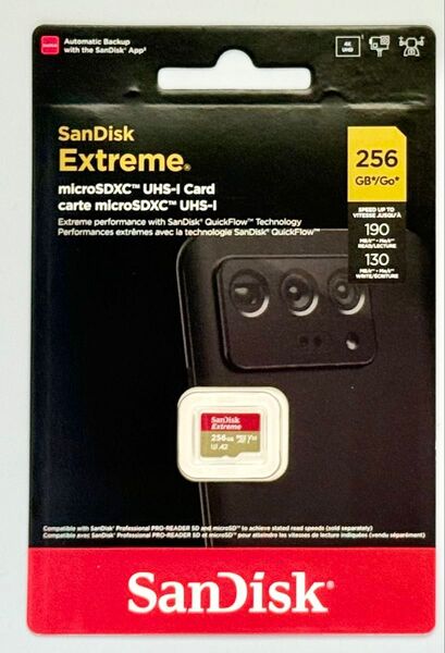 SanDisk Extreme microSDXCカード 256GB サンディスク マイクロ SD カード Switch