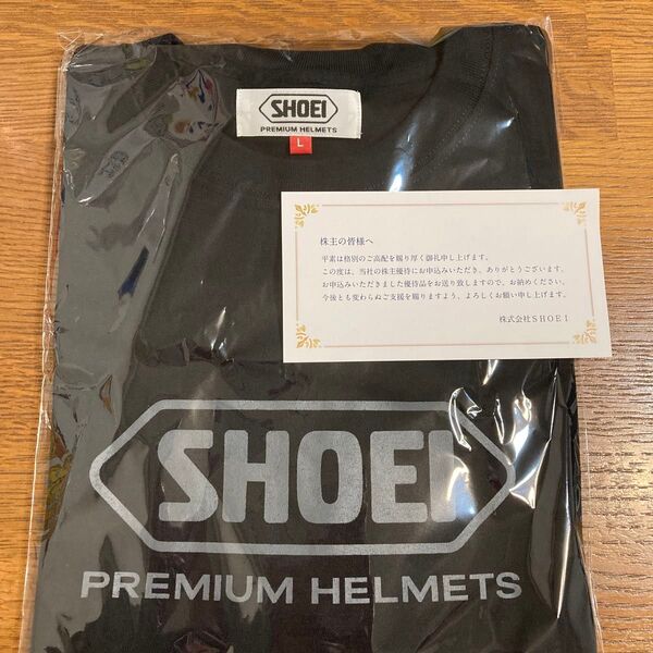 新品未開封 SHOEI Tシャツ Lサイズ ブラック