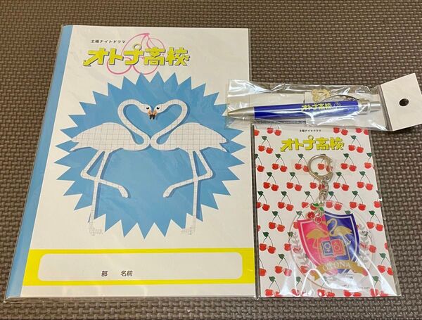オトナ高校【非売品】台本ノート1冊とアクリルキーホルダーと主演:三浦春馬