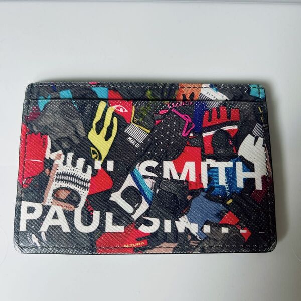 Paul Smith カードケース マルチカラー 総柄 サイクルグローブ