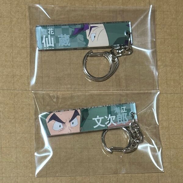2点 潮江文次郎 立花仙蔵 六い 六年い組 トレーディング目ヂカラアクリルキーホルダー 忍たま乱太郎 アクキー