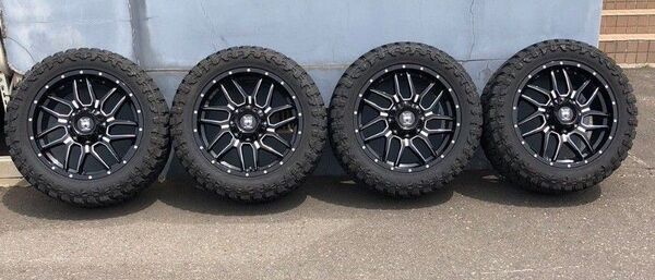④【希少】BLACK MAMBA 20インチ マッドタイヤホイールセット 285/50R20 ランドクルーザー100,200他