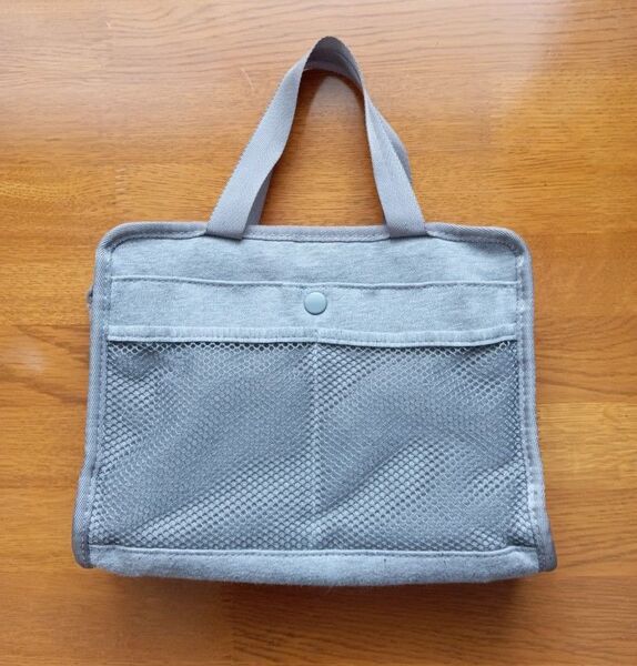 【無印良品】バッグインバッグ グレー 多機能