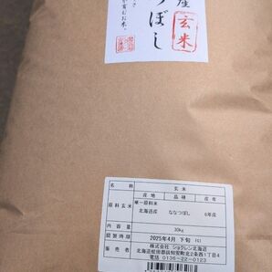 北海道産 ななつぼし 玄米 30kg 令和6年産【令和7年4月下旬調整】