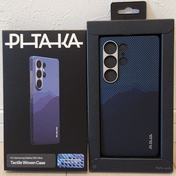 PITAKA Galaxy S25 Ultra ケース MagSafe対応 アラミド繊維製 超薄 StarPeak 山柄