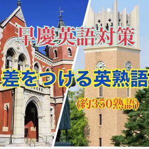 早慶受験生必見!早慶英語対策差をつける英熟語 (大学受験)即日発送、送料込み!