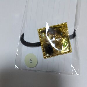 ヘアゴム ハンドメイド ゴールド 6